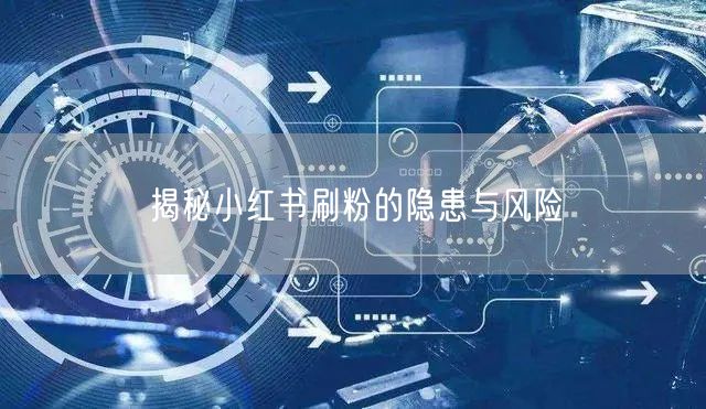 揭秘小红书刷粉的隐患与风险